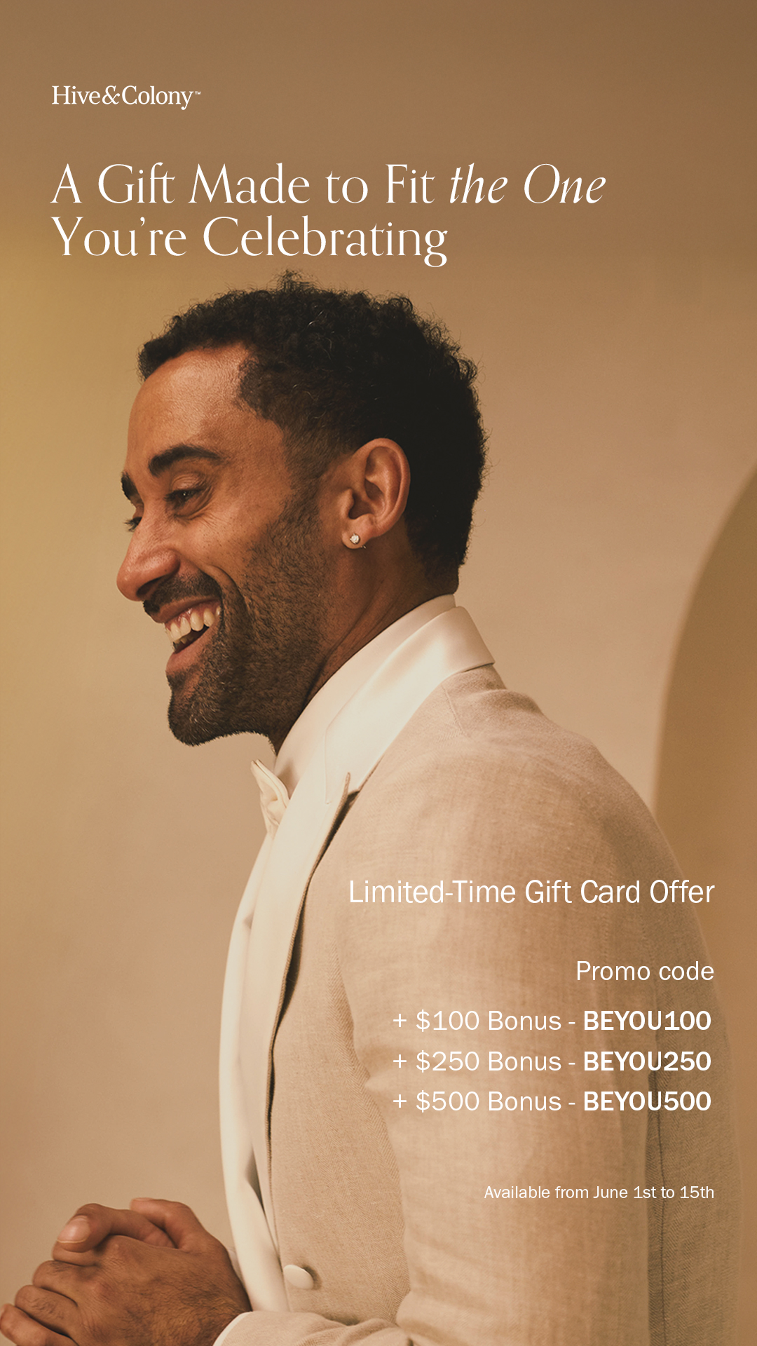 A gifting Redefined. Exclusive gift card offer - Spend $500, use code "Holiday100" and get $100 extra; Spend $1,000, use code "Holiday250" and get $250 extra; Spend $2,000, use code "Holiday500" and get $500 extra. Valid from December 13th to January 5th, 2025.
